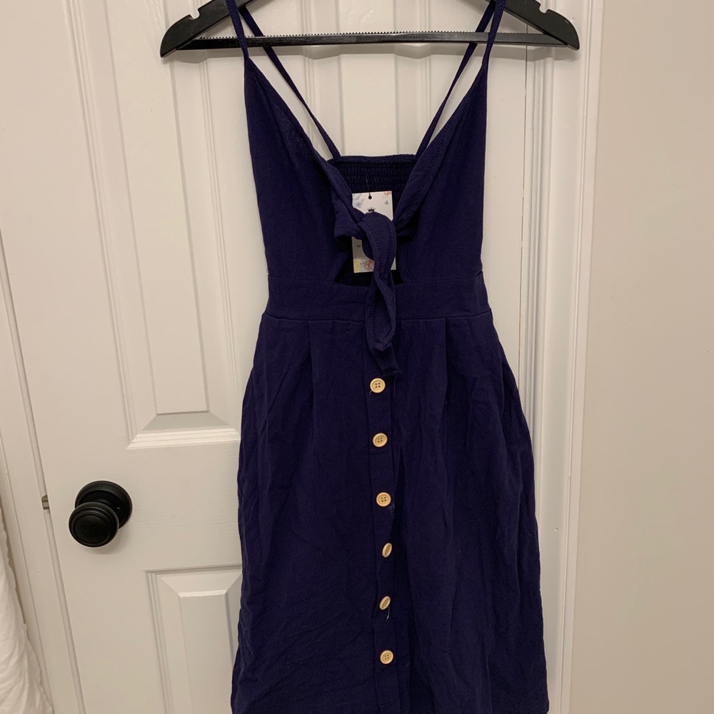 Blue dress